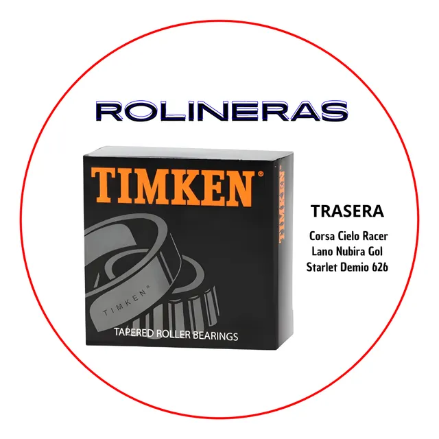 Rolinera Trasera Corsa Cielo Racer Lano Nubira Gol Starlet