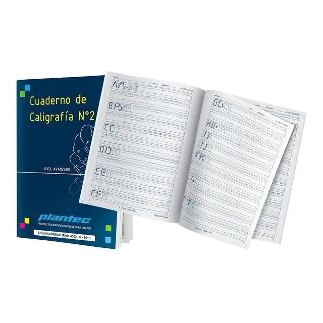 Cuaderno De Caligrafía N°2 Nivel Plantec Avanzado  Calitecno