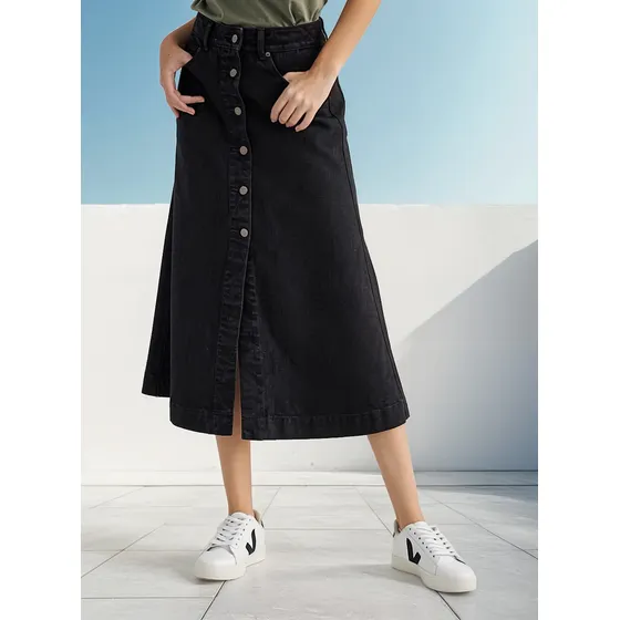 Falda Esprit 649f007 Negro Puro