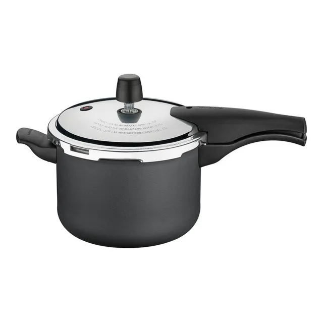 Panela De Pressão Vancouver 20582620 Em Alumínio Com Revestimento Interno E Externo Antiaderente Grafite Tramontina