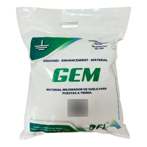 Gem Gel Mejorador De Suelo Para Puesta A Tierra Y Pararrayos