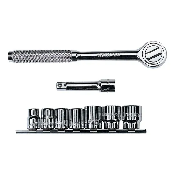 Juego Ratchet Y Dados 3/8  9 Pzas Stanley