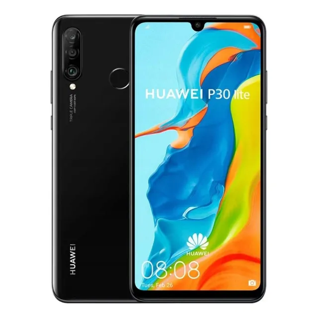 Huawei P30 Lite Dual Sim 256 Gb Medianoche Negro 6 Gb Ram