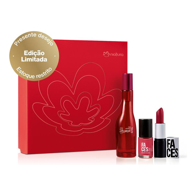 Presente Natura Faces E Humor (3 Produtos) Presente Natura Faces E Humor (3 Produtos)