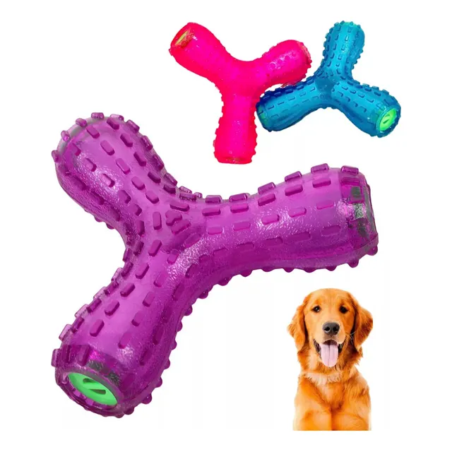 Juguete Tres Puntas Para Mascota Rasca Encias