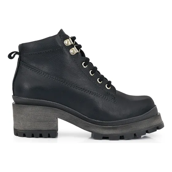 Borcego Mujer Cuero Bota Plataforma Casual Zapato Briganti