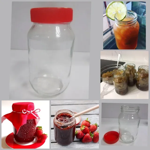 Frascos De Vidrio 500cc (mayonesa) Mermelada Dulce Bebida 12