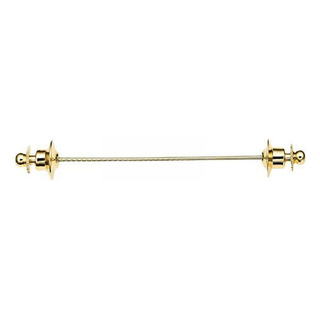 2 Alfiler De Corbata Clásico Para Camisa De Hombre, Oro 2 Alfiler De Corbata Clásico Para Camisa De Hombre, Oro