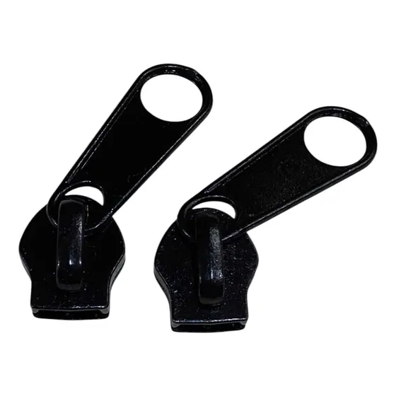 Carro De Cierre Nylon #10 - 2 Unidades- Negro
