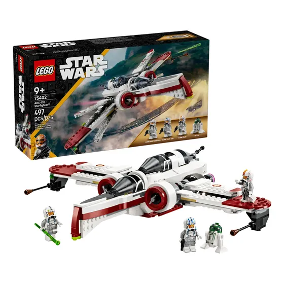 Figura 75402 Star Wars Caza Estelar Arc-170 Lego 497 La Venganza De Los Sith