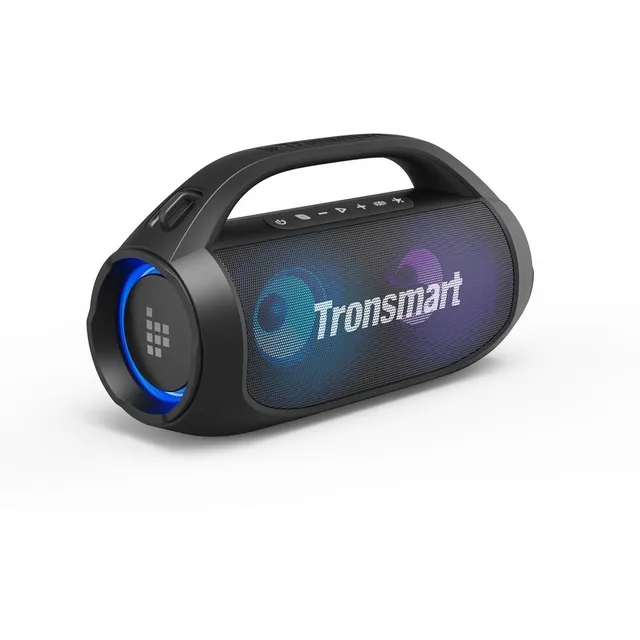 Bocina Bluetooth Tronsmart Bang Se 40w Luces Rgb Ipx6 Color Negro