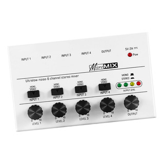Mezclador De Audio De 4 Entradas Mezclador De Eco Mezclador De Audio De 4 Entradas Mezclador De Eco