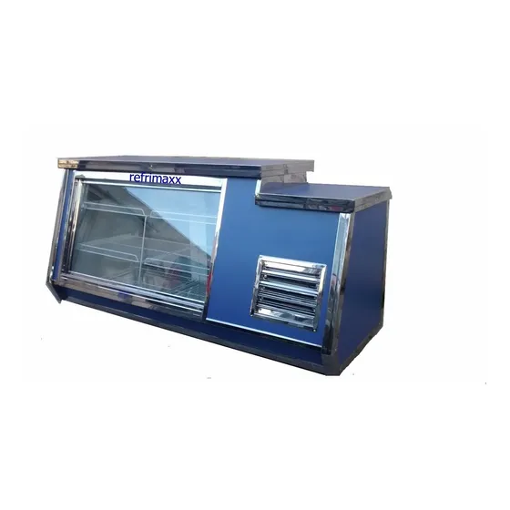 Heladera  Mostrador!2mts C/desnivel Nueva 