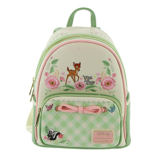 Loungefly Bambi Spring Time Gingham Mini Mochila Sin... Loungefly Bambi Spring Time Gingham Mini Mochila Sin...
