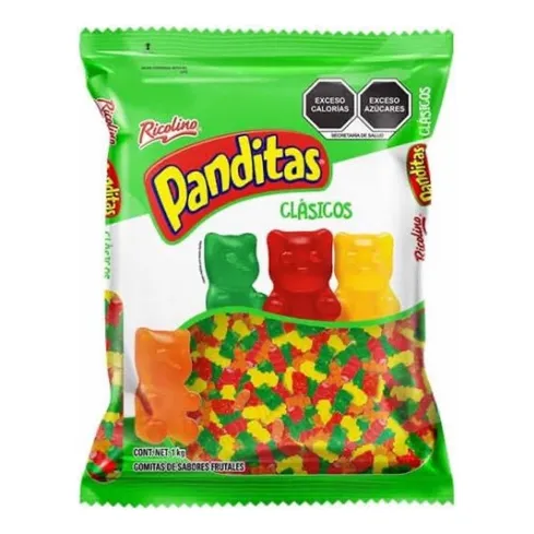 Ricolino Gomita Panditas Frutales 1kg