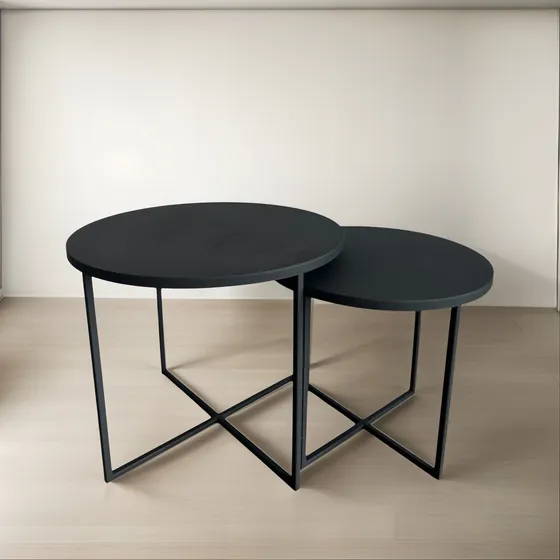 Mesas Nido X2 Ratona Con Borde Y Base X Arrime Industrial