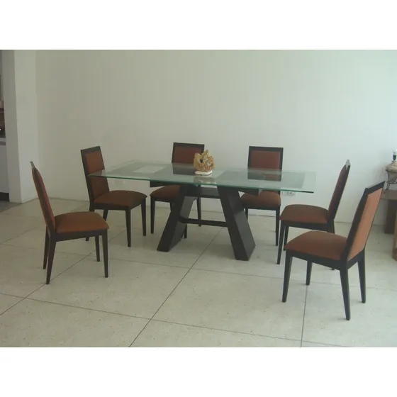Juego De Comedor Moderno 6 Puestos 