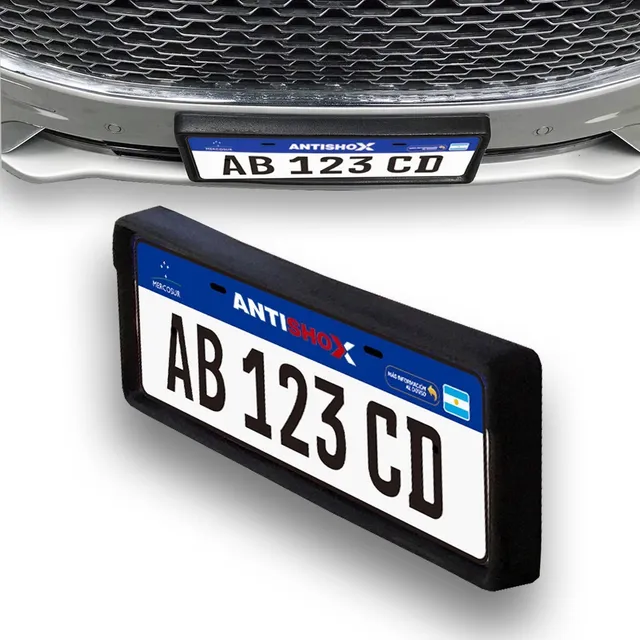 Vw Vento 2015 Al 2018 Protector Frontal Patente Y Paragolpes Antishox® 25mm Silvaflex