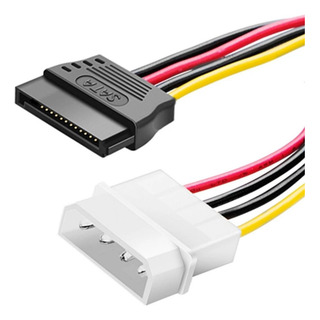 Cabo Adaptador Molex P/ Sata Energia Alimentação Fonte Pc Cabo Adaptador Molex P/ Sata Energia Alimentação Fonte Pc