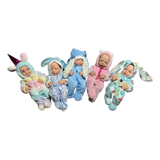 Lote De Bebes Tipo Reborn 5 Pzs.