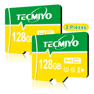 Tarjeta De Memoria Sd 128gb Tecmiyo Tf Card Memory Sd 2pzs Tarjeta De Memoria Sd 128gb Tecmiyo Tf Card Memory Sd 2pzs