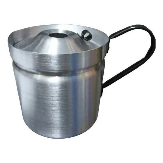 Lechero Aluminio 2 Lts Con Tapa 16x16 Cm/s.o.s.cocina