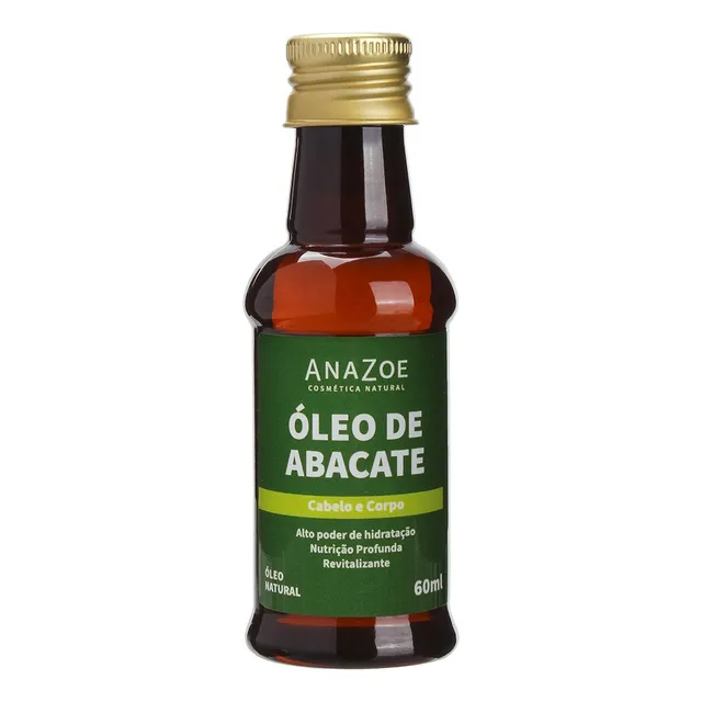 Ăleo De Abacate Para Cabelos E Corpo 60ml Anazoe Ăleo De Abacate Para Cabelos E Corpo 60ml Anazoe