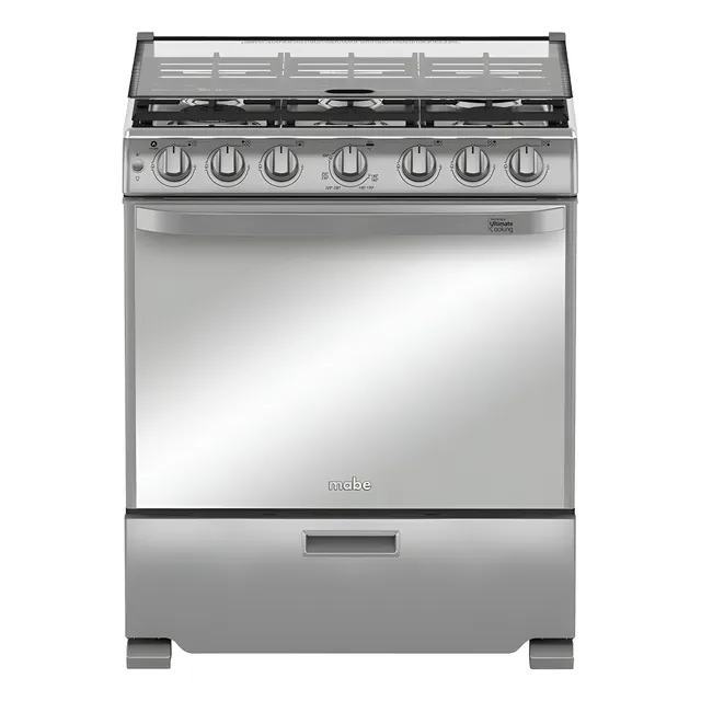 Cocina A Gas Mabe 76 Cm Quemador Fast Cook Ultimate Acero
