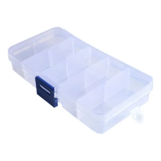 Caja Para Componentes 10 Divisiones Kit X3 Unid Emakers
