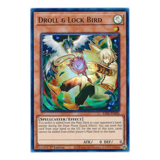 Yugi-oh! Droll & Lock Bird Ra02-en006 Ultra Yugi-oh! Droll & Lock Bird Ra02-en006 Ultra