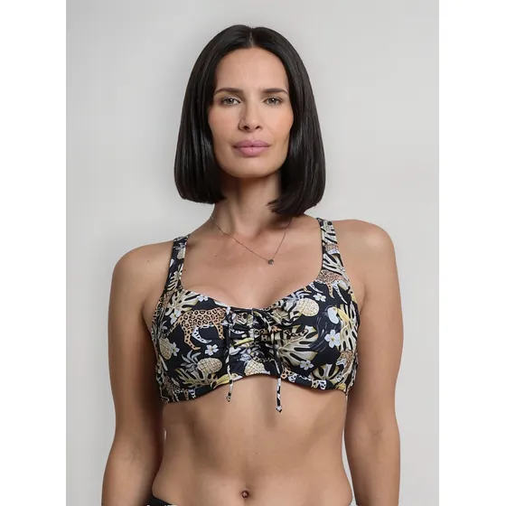 Bikini Copa C-d Blanda Estampado Amarillo