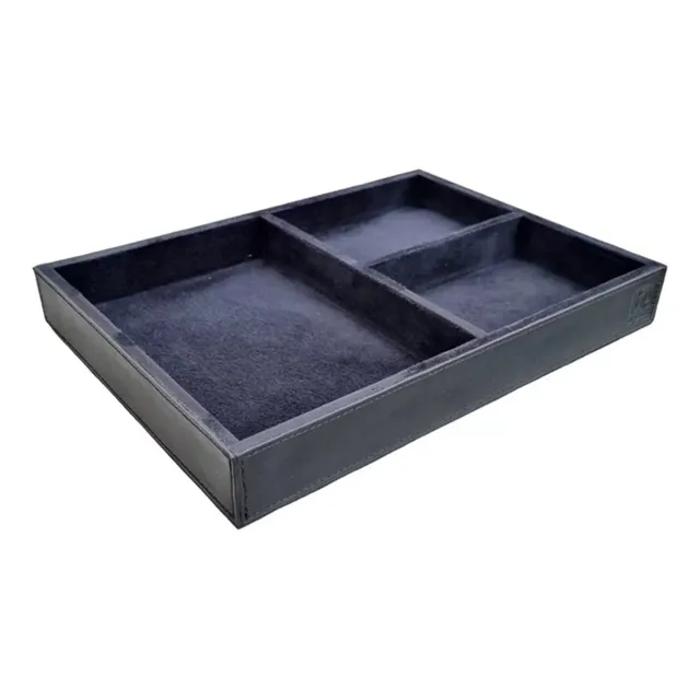 Organizador De Mesa Porta Objetos Em Couro Legítimo B-spoke