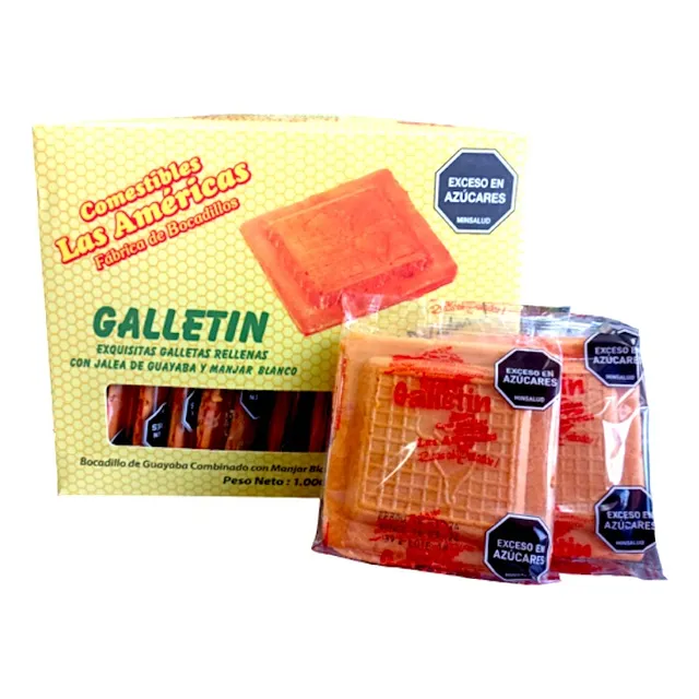 Herpos De Bocadillo & Arequipe Galletín - Caja X 26 Und 