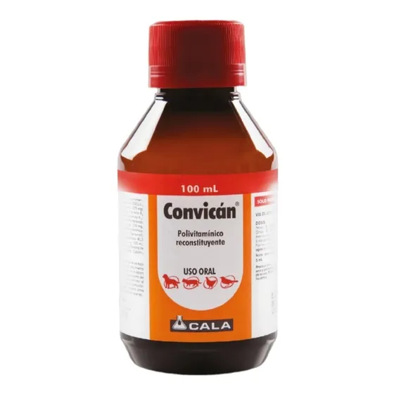 Convican 100ml Vitaminas Para Perros, Gatos Y Aves  