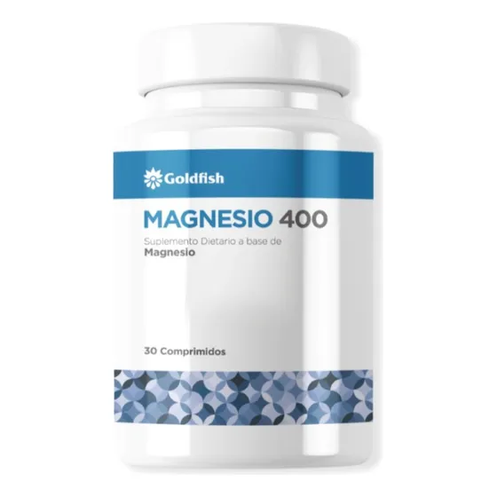 Magnesio Goldfish 400 X 30 Comprimidos Sabor Sin sabor