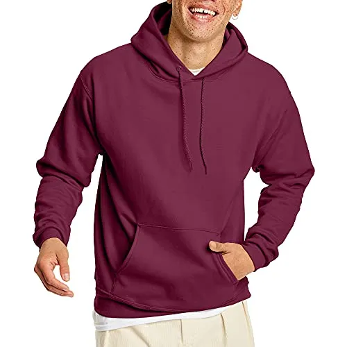 Sudadera Con Capucha Hanes Ecosmart Para Hombre, Color Marró