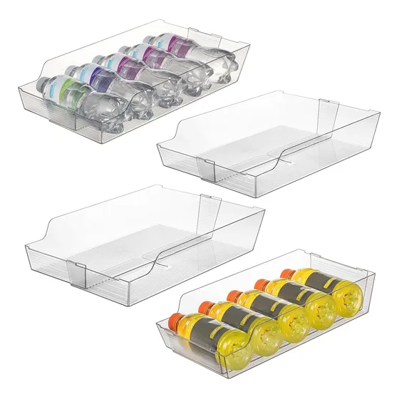 Organizador Ajustable Refrigerador Diseño Expandible 4 Pack