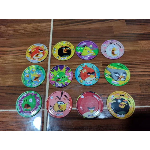Tazos Chicos De Angry Birds Vuala 1 Pz
