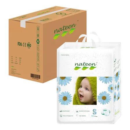 Caja Pañal Ecológico Premium Nateen (160 Uni Talla S) Género Sin género Tamaño S