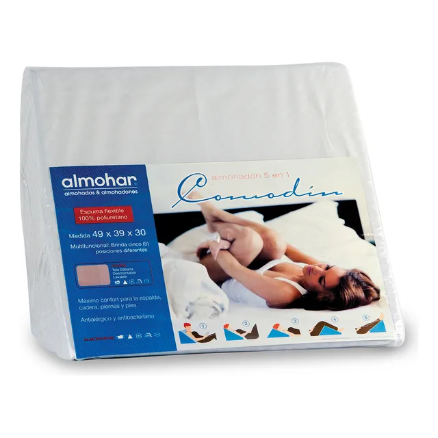 Almohada Comodin Triangular 5 Posiciones Lavable Almohar