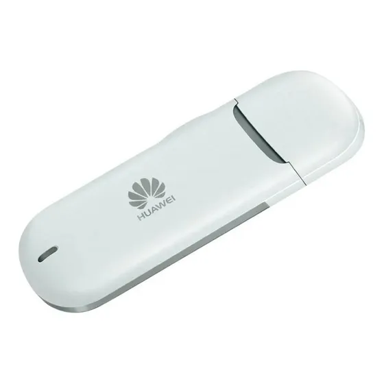 Modem Huawei E3131 branco e cinza