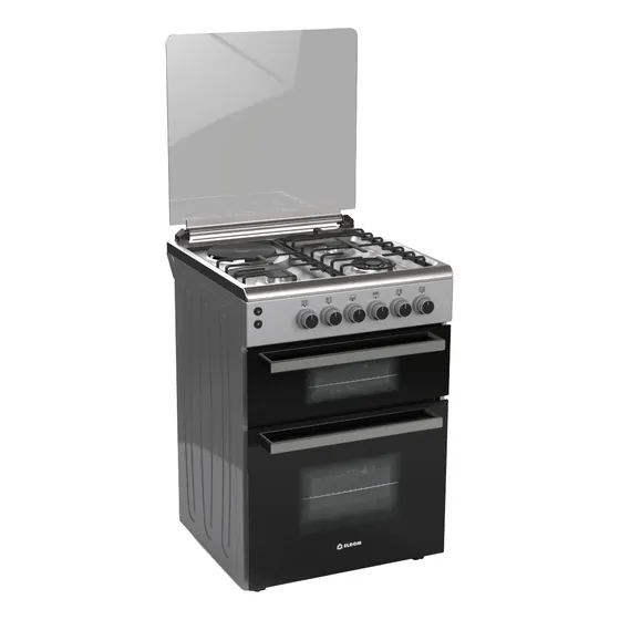 Cocina Combinada Eldom Verona Doble Horno 3+1 - Laser Tv Gris