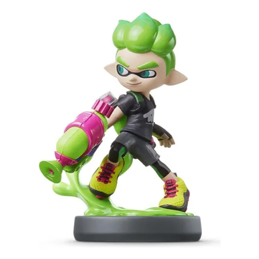 Amiibo Inkling Chico Verde - Splatoon