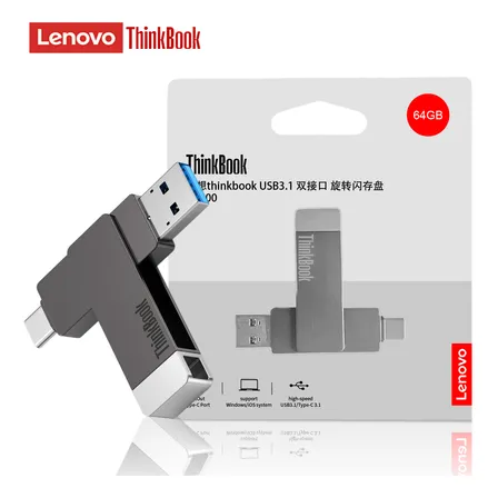 Thinkbook Bu100 Memoria 64gb Usb 3.0 Y Tipo C Para Teléfono