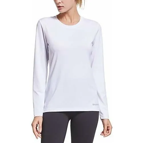 Baleaf Camiseta Manga Larga Para Dama Entrenamiento Secado