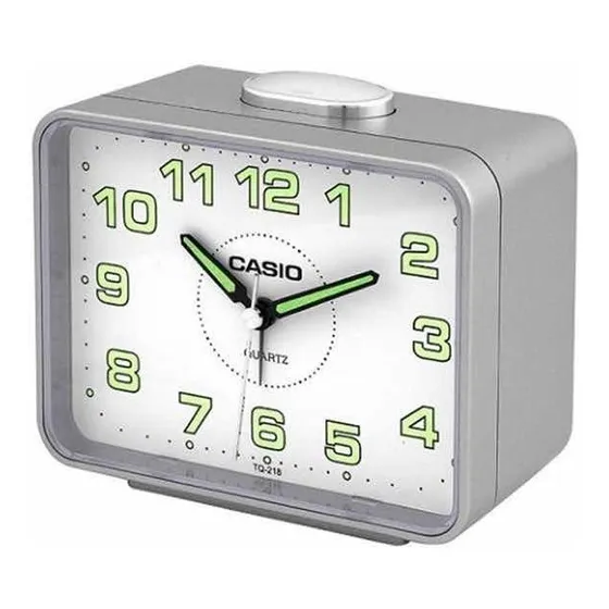 Reloj Despertador Casino Tq 218 Original Color Gris