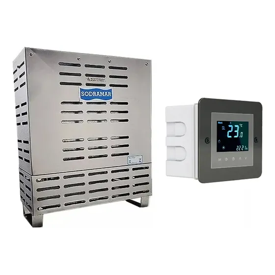 Sauna Seca 7,5 Kw Sodramar Com Comando Wifi