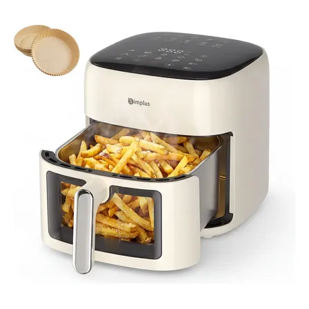 Simplus Air Fryer 13 Em 1 6,5l 1500w Sem Óleo Digital Touch Bege 127v
