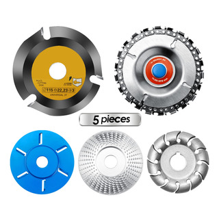 Juego De 5 Discos Para Tallar Madera Para Amoladora Angular Juego De 5 Discos Para Tallar Madera Para Amoladora Angular