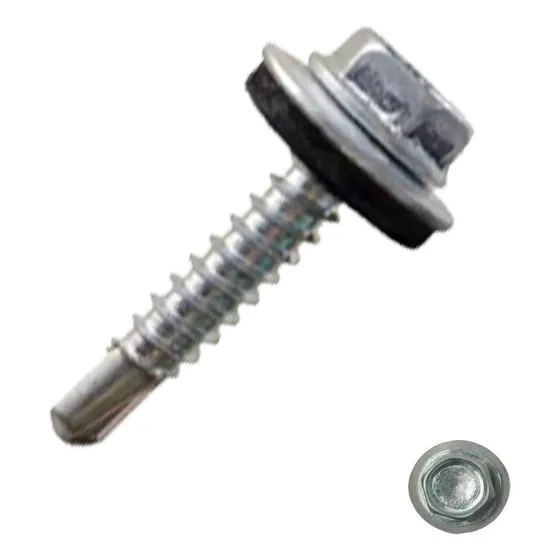 Tornillo Hexagonal Punta Broca 12 X 1  Caja 100 Unidades